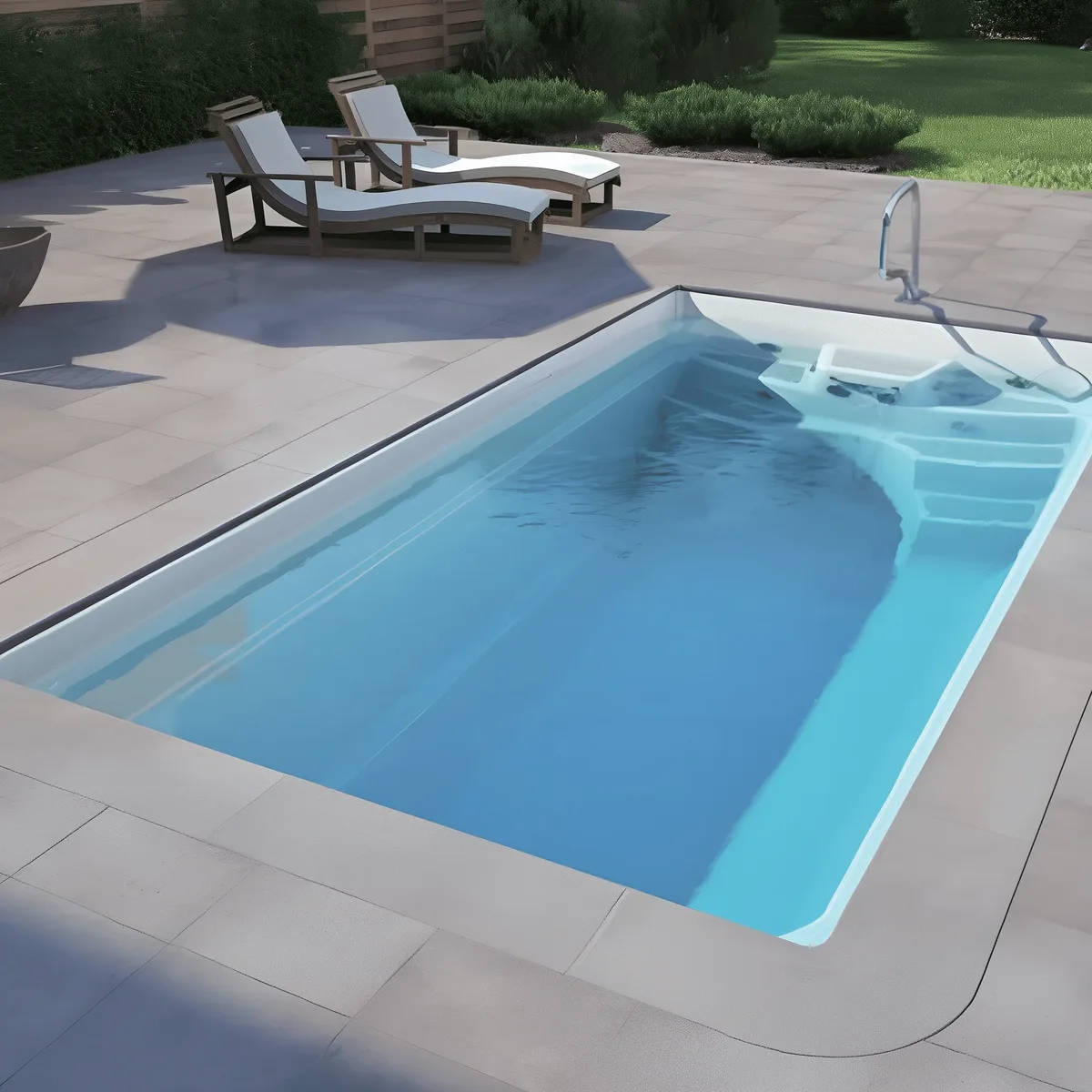 Композитный бассейн Laguna 5 — вид сверху в Выксе