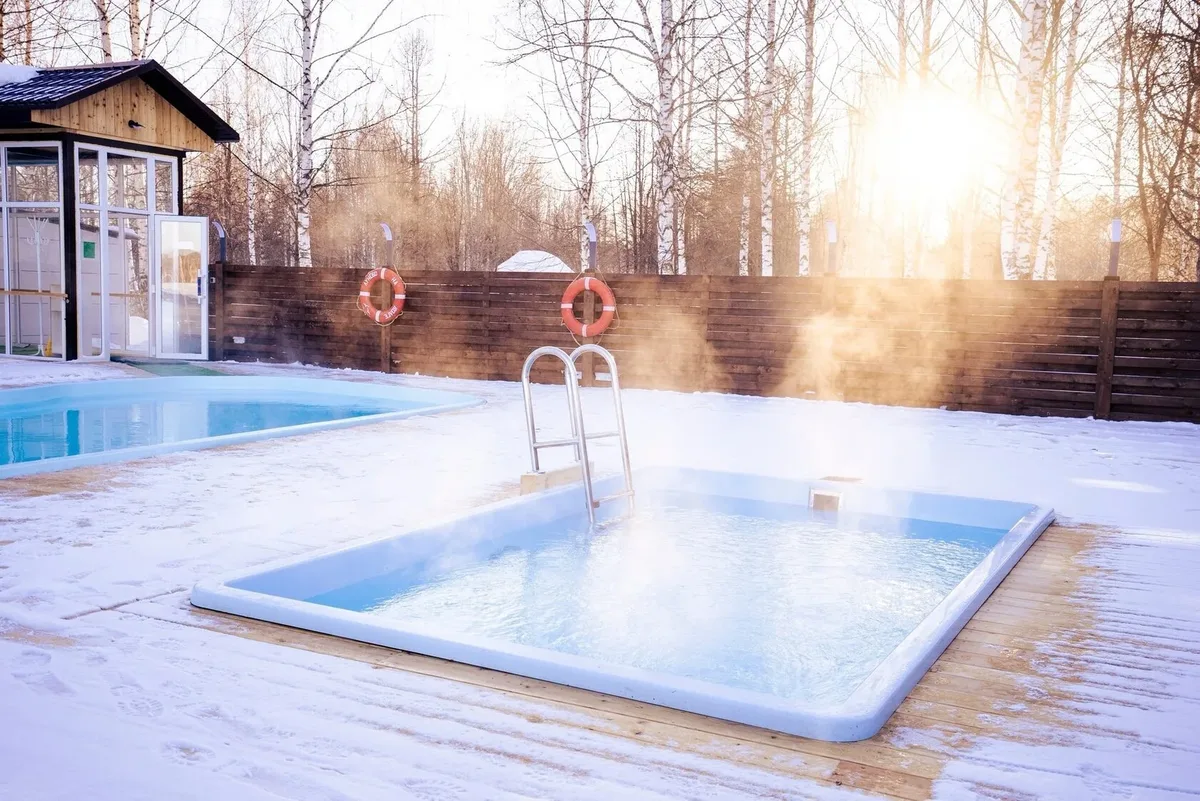 Композитный бассейн Laguna 4 — установка в Выксе